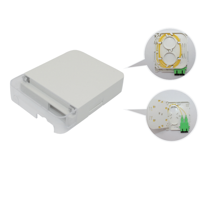 Flip-top الألياف البصرية مربع مزدوج